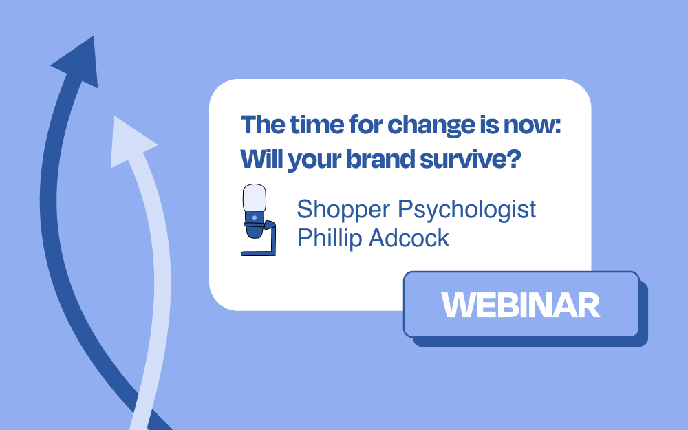 The time for change is now: Will your brand survive webinar illustration